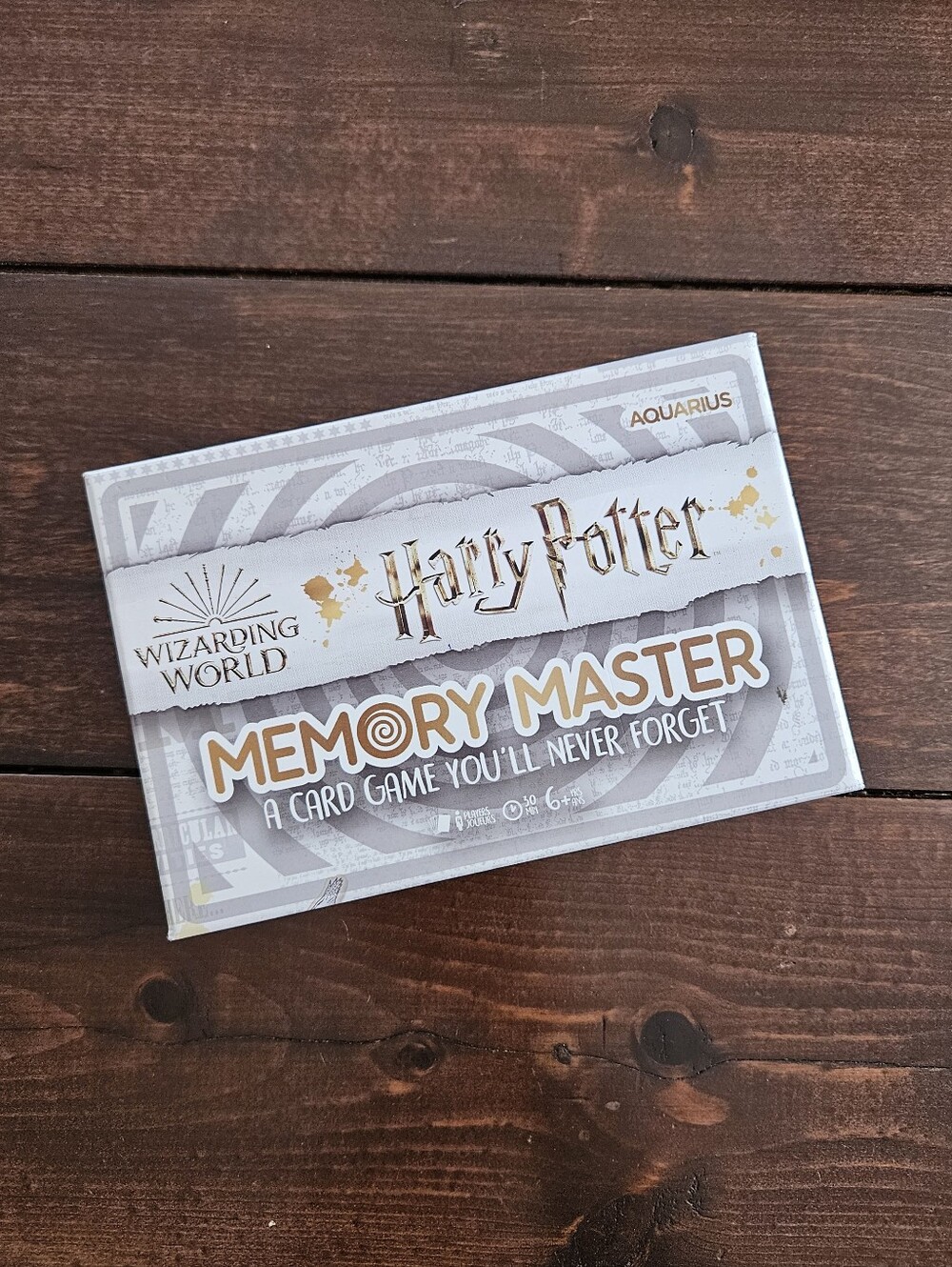 Aquarius Wizarding World Harry Potter Memory Master Card Board Game Complete